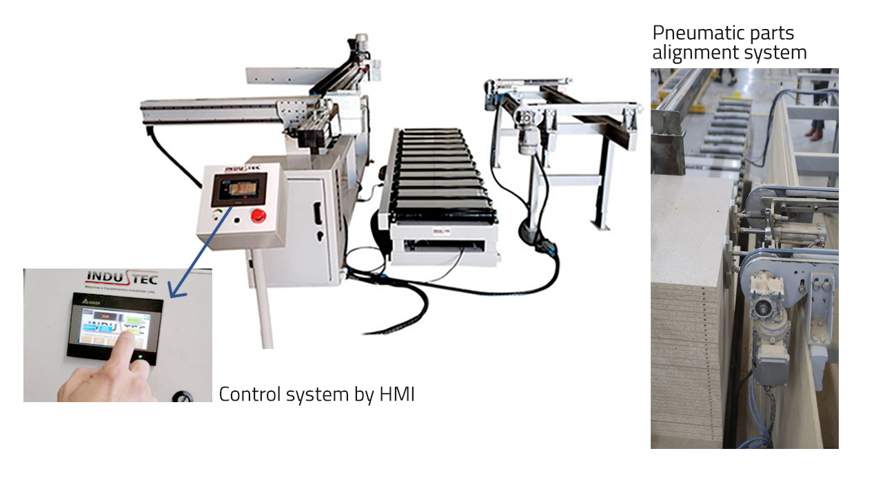 Unloader for multiple drilling machines