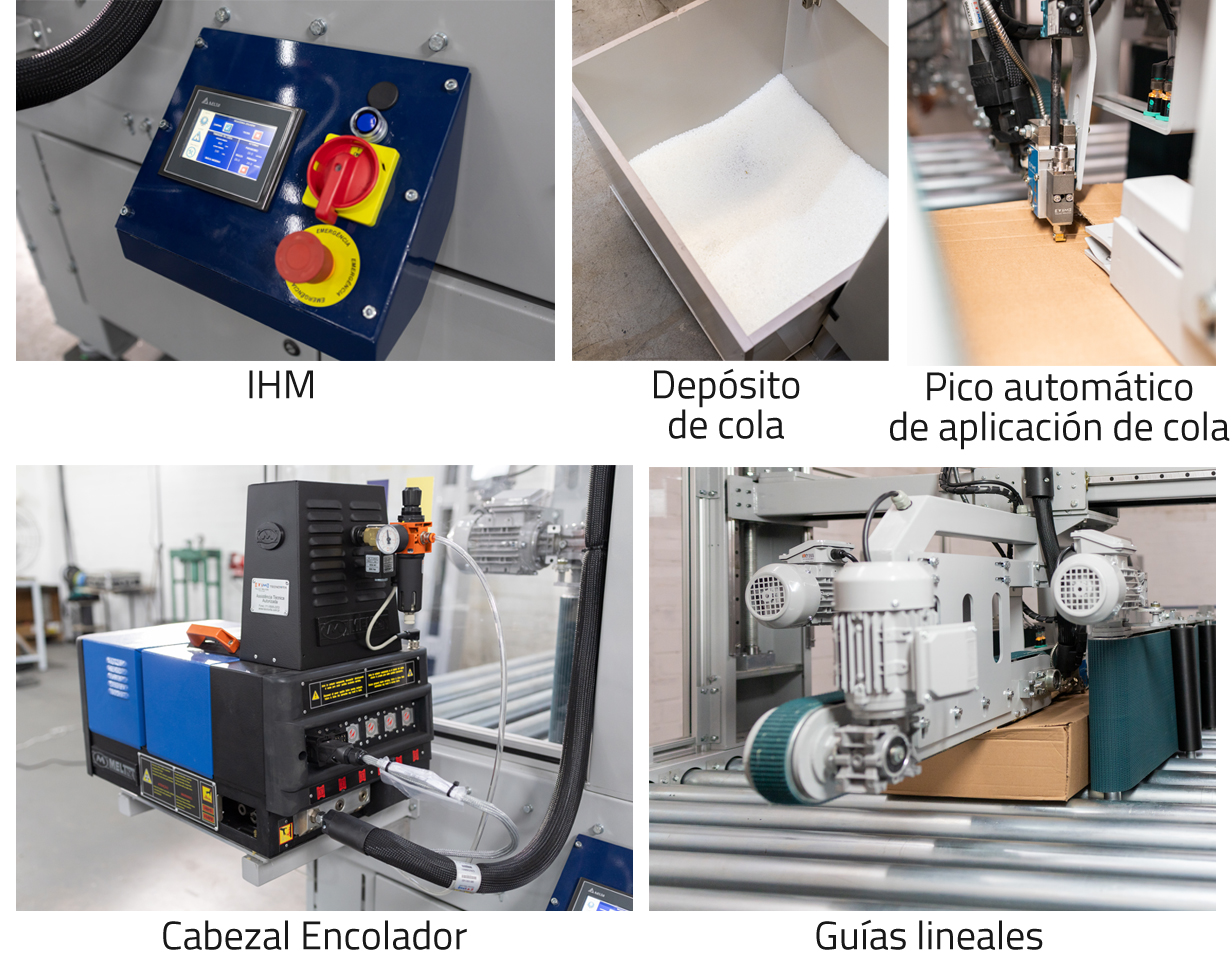 Máquina Aplicadora de Cola Hot Melt